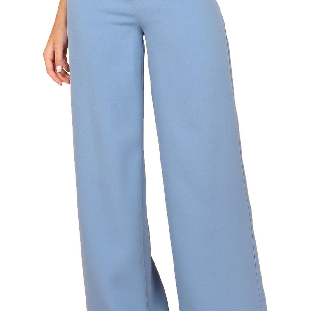 Sndys Alexa Suit Wide Leg Pants in Blue
